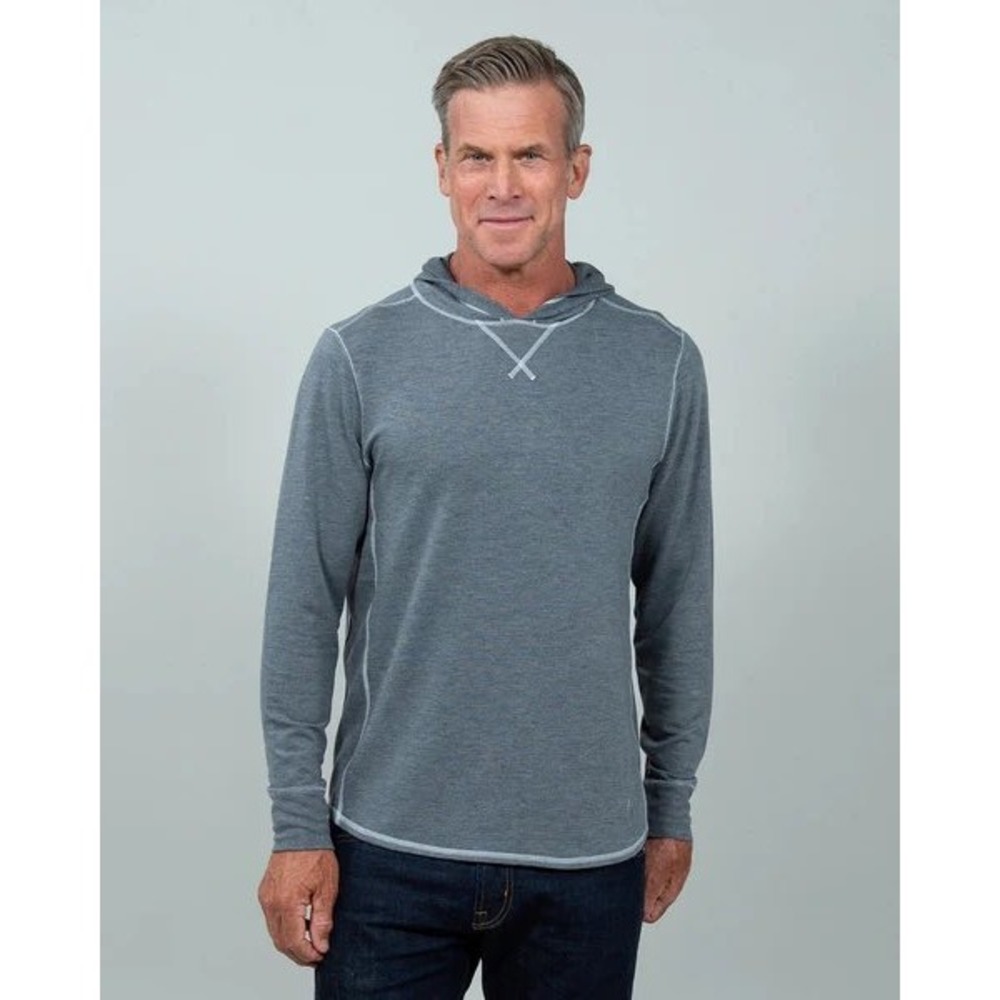 Toes On The Nose Schooner Hooded Tee Mens XXL Gray Surf Coastal Beach Summer